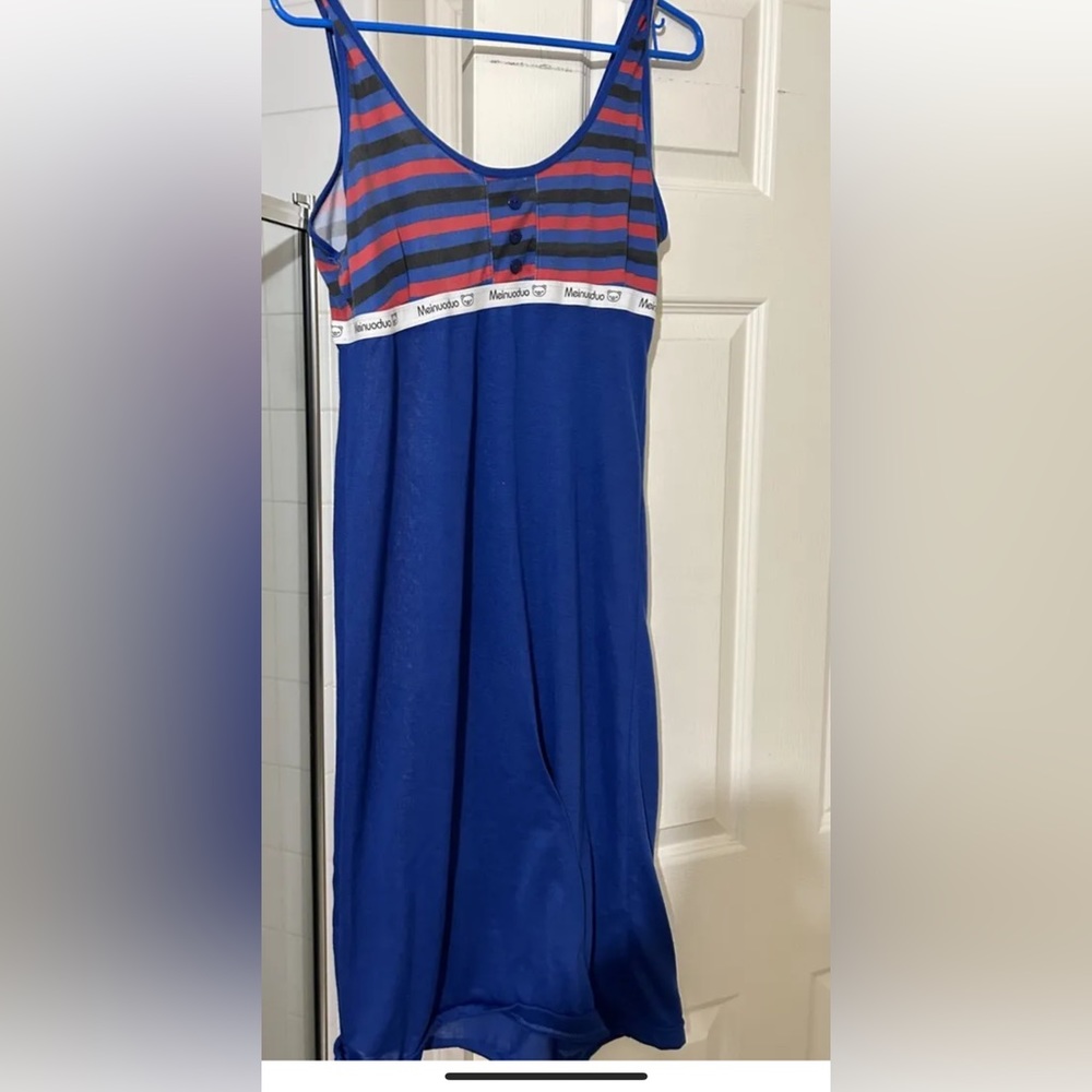 women sleep gown night medium length